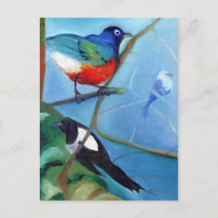 Tree Full of Birds 2012 Postcard