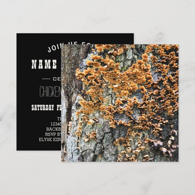 tree fungi invitation (Front/Back)