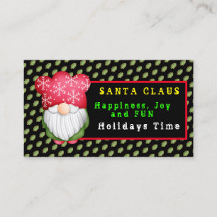 Tree Gnome Customise Colour and Text Business Card