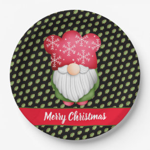 Tree Gnome Customise Colour and Text Paper Plate