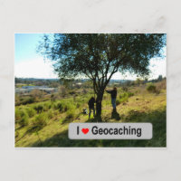 Tree hanger cache in Geocaching