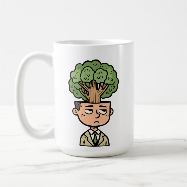 Tree Head Coffee Mug (Left)