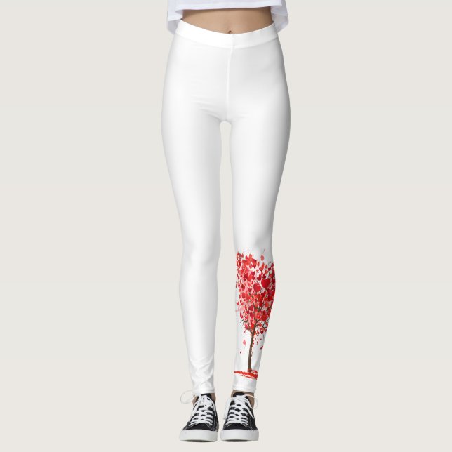 Tree Heart Leggings (Front)