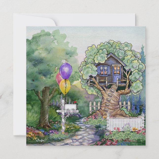 Tree House Invitation (Front)