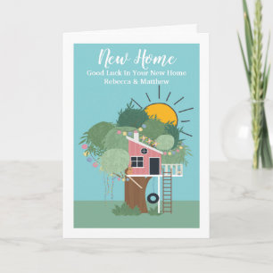 Tree House New Home Card