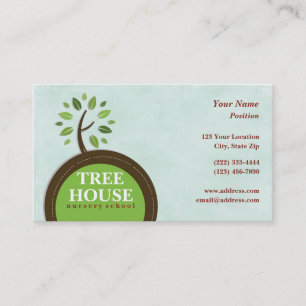 Tree House Nursery Business Cards