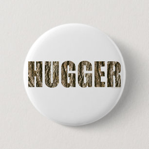 Tree Hugger 6 Cm Round Badge