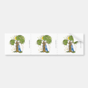 Tree Hugger Bumper Sticker