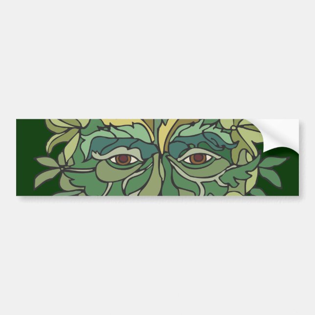 Tree Hugger Bumper Sticker (Front)