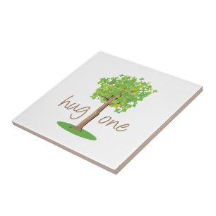 Tree Hugger Ceramic Tile