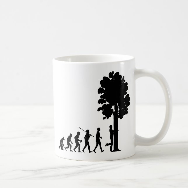 Tree Hugger Coffee Mug (Right)