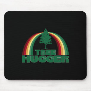 Tree Hugger Earth Day Tree Environmental Protectio Mouse Pad