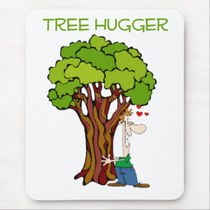 Tree Hugger - Guy Mouse Pad