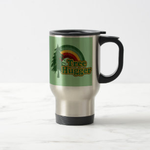 Tree Hugger Hippie Rainbow Travel Mug