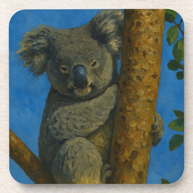 Tree Hugger – Koala in the Canopy Coaster (Front)