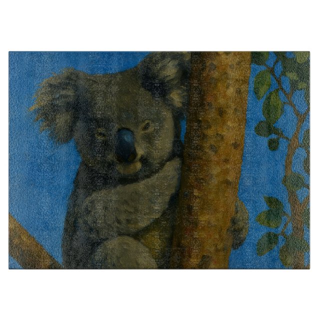 Tree Hugger – Koala in the Canopy Cutting Board (Front)