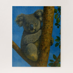 Tree Hugger – Koala in the Canopy Jigsaw Puzzle