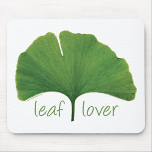 Tree Hugger, Leaf Lover - Ginkgo Mouse Pad