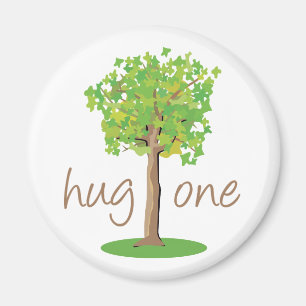 Tree Hugger Magnet