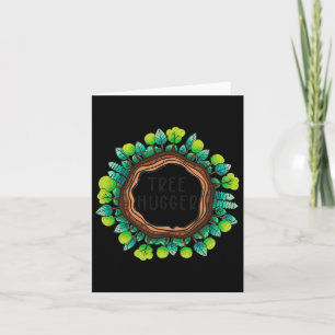 Tree Hugger Nature Environmental Protection Earth Card