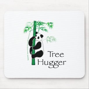 Tree Hugger Panda Mouse Pad