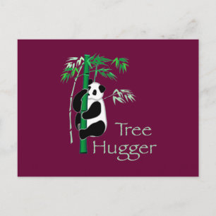 Tree Hugger Panda Postcard