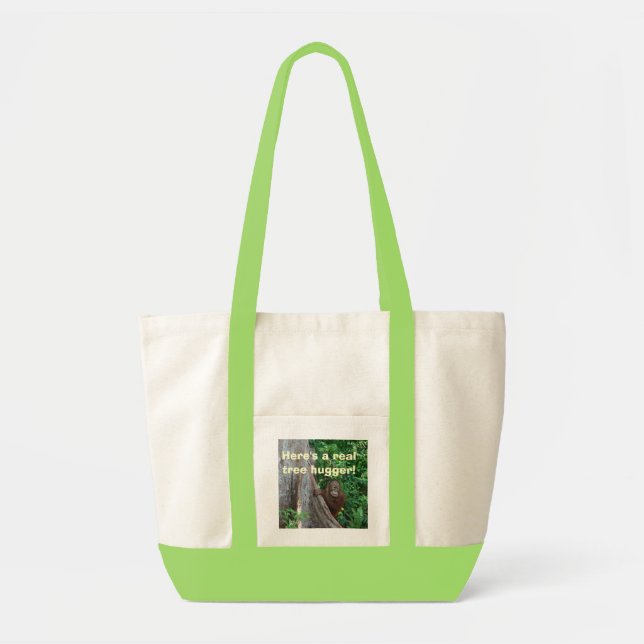 Tree Hugger re-useable tote Bag (Front)