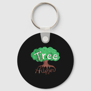 Tree Hugger T Shirt_1 Key Ring
