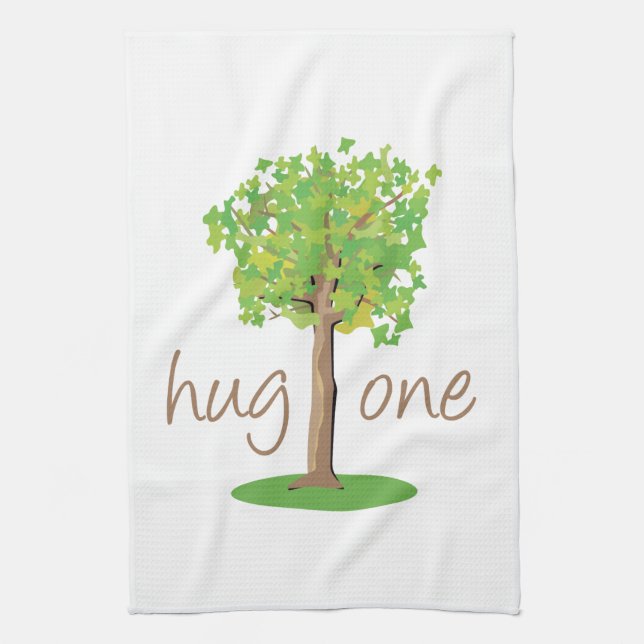 Tree Hugger Tea Towel (Vertical)