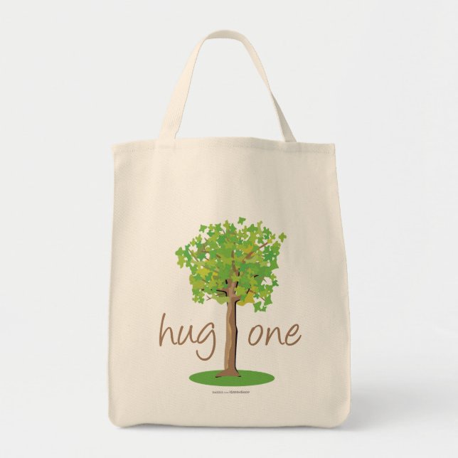 Tree Hugger Tote Bag (Front)