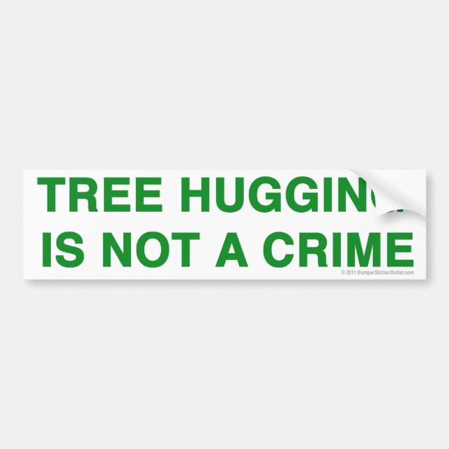 Tree Hugging sticker (Front)