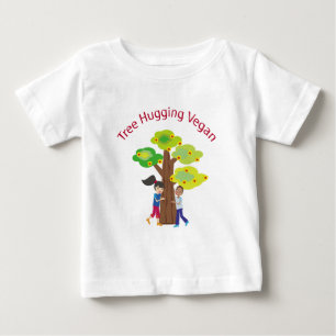 Tree Hugging Vegan Baby T-Shirt