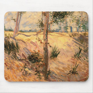 Tree in a Field on a Sunny Day by Vincent van Gogh Mouse Pad