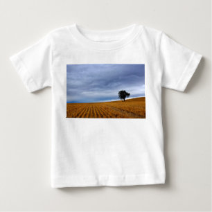Tree in a wheat field baby T-Shirt