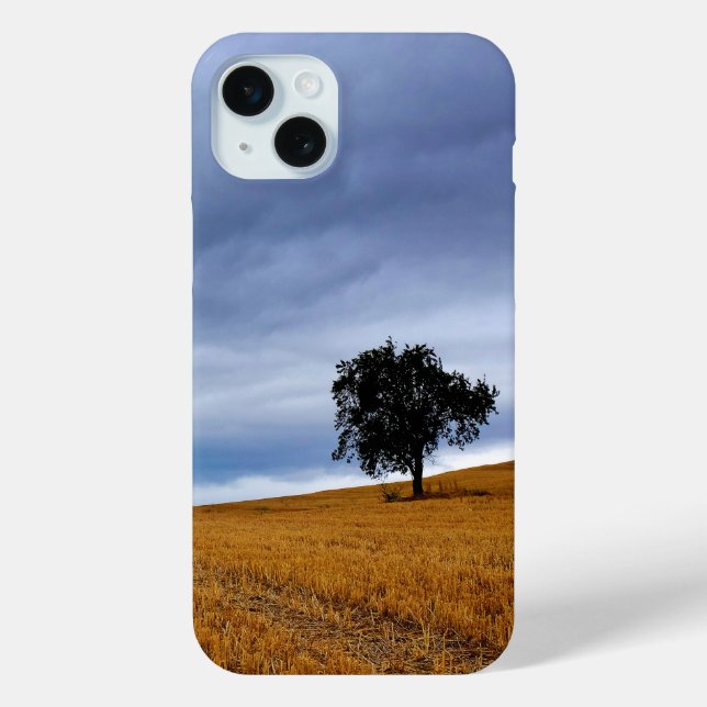 Tree in a wheat field Case-Mate iPhone case (Back)