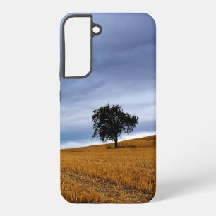 Tree in a wheat field samsung galaxy case