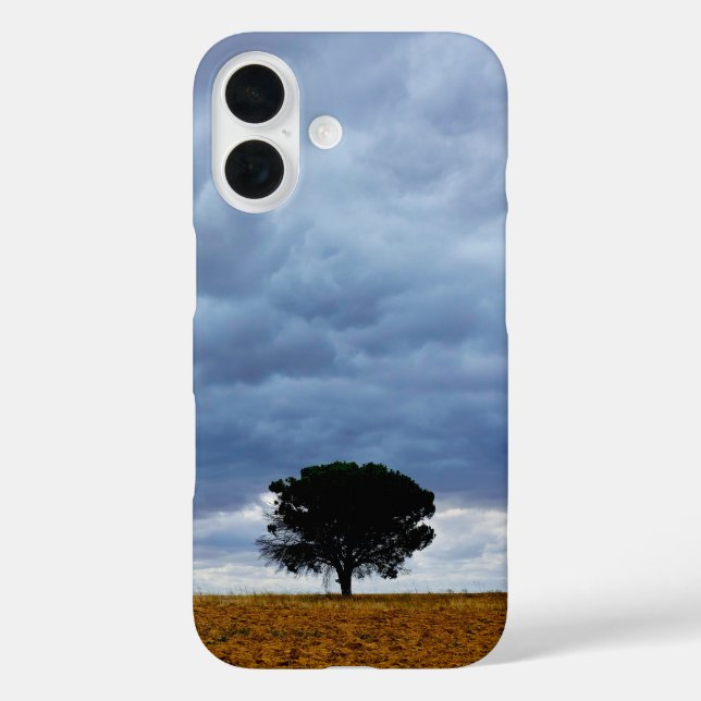 Tree in an empty field Case-Mate iPhone case (Back)
