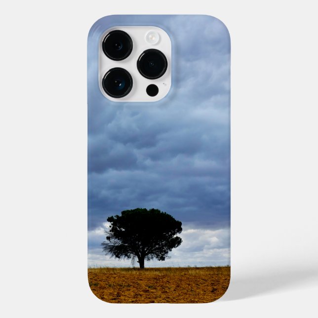 Tree in an empty field Case-Mate iPhone case (Back)