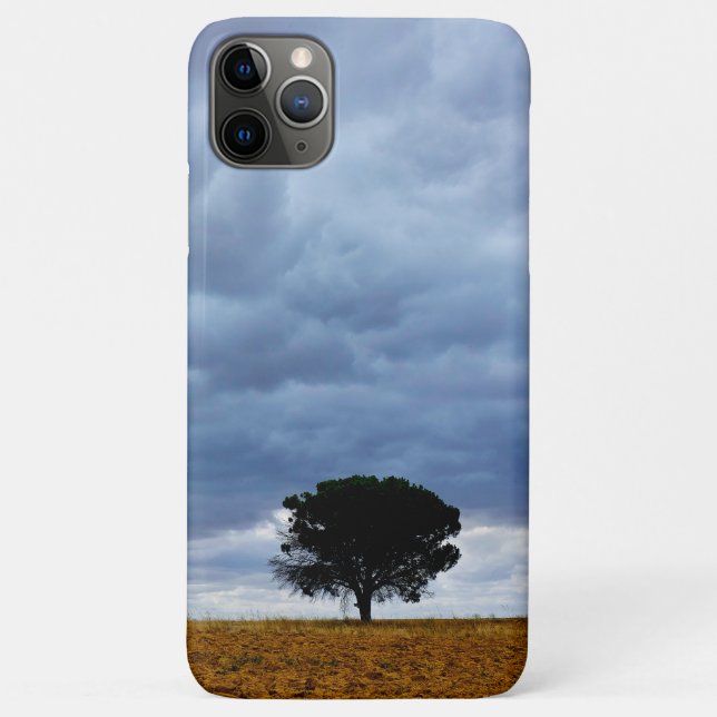 Tree in an empty field Case-Mate iPhone case (Back)