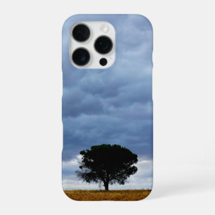 Tree in an empty field iPhone 16 pro case