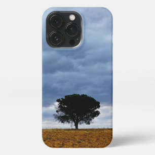 Tree in an empty field iPhone 13 pro case
