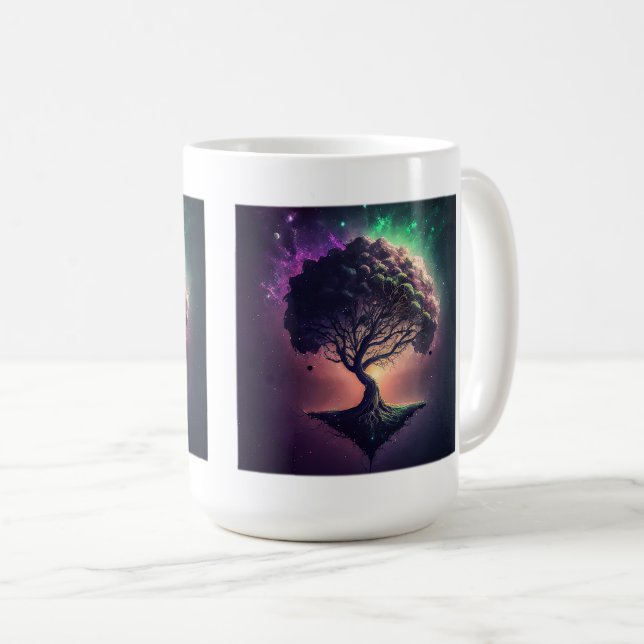 Tree in Space Classic Mug, 15 oz  Coffee Mug (Front Right)