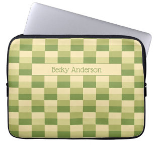Tree In The Desert Colours with Name Laptop Sleeve