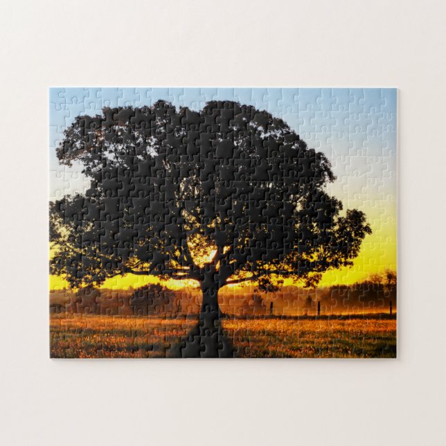 Tree in the Morning Jigsaw Puzzle (Horizontal)