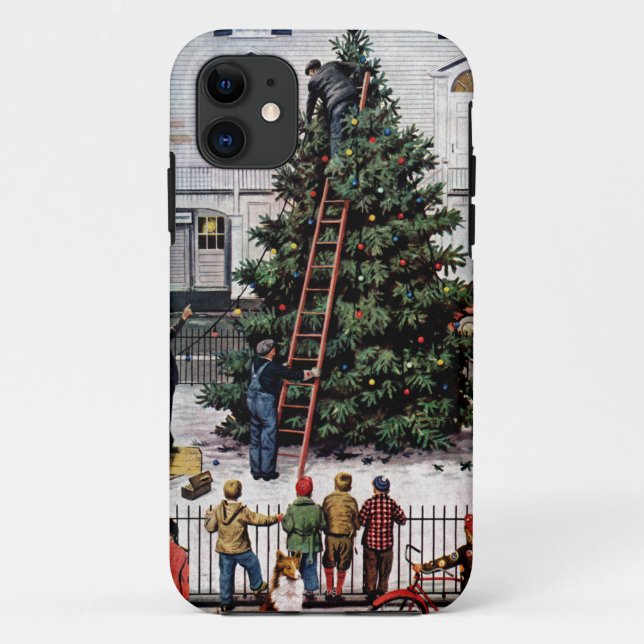 Tree in Town Square Case-Mate iPhone Case (Back)