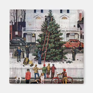 Tree in Town Square Magnet