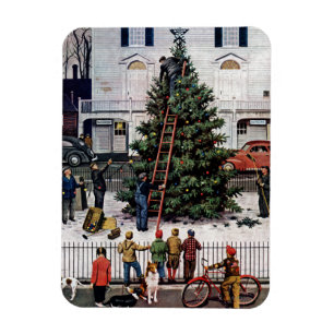 Tree in Town Square Magnet