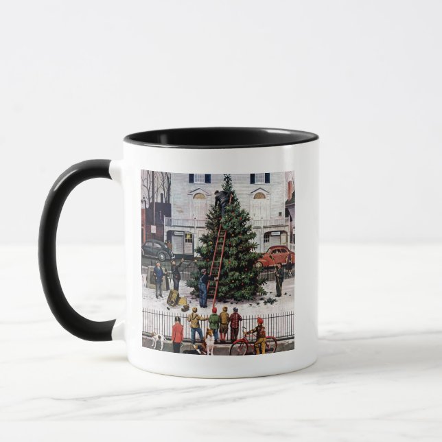 Tree in Town Square Mug (Left)