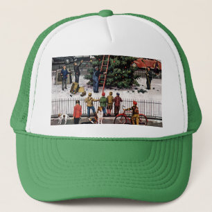 Tree in Town Square Trucker Hat