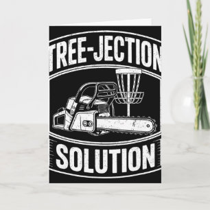 Tree-jection Solution Funny Disc Golf _1 Card